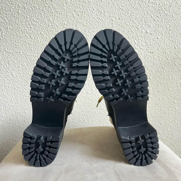 Steve Madden Bundle Up Block Heel Platform Boots 10 - Picture 6 of 8